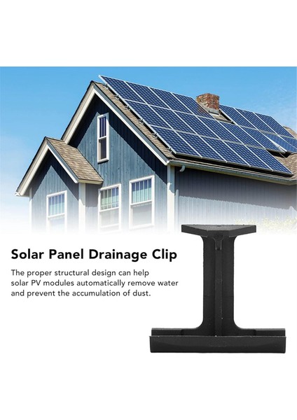 30 Adet 35MM Güneş Panelı Su Drenaj Klipleri, Pv Modülleri Klipler Siyah Su Tahliye Fotovoltaik Panel Su Tahliye Klipleri (Yurt Dışından) modelleri