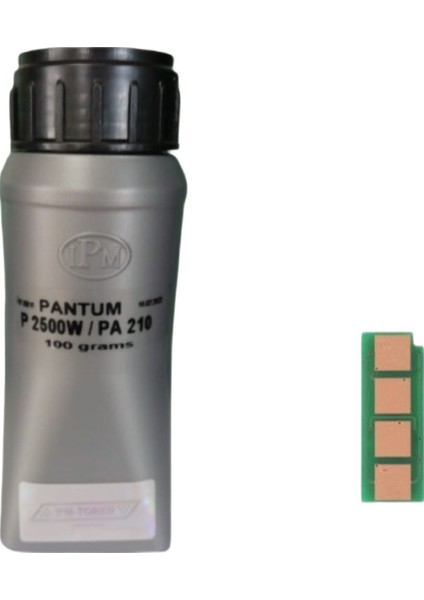 Pantum P2500W PA-200B PA-210 Uyumlu Toner Tozu 100G + Chip Pantum P2500W PA-200B PA-210 Uyumlu Toner Tozu 100G + Chip