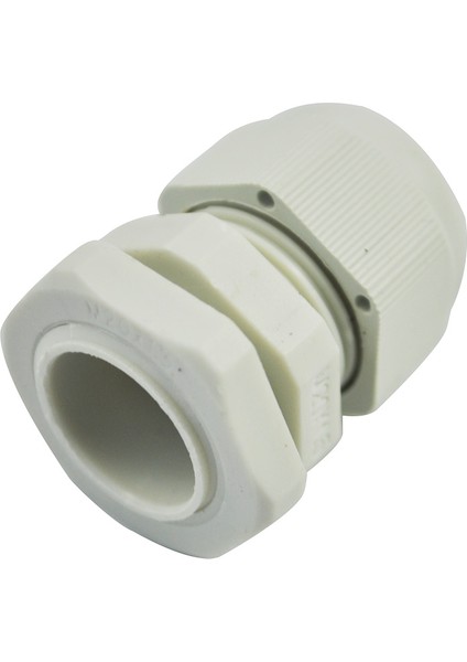 10 Adet Beyaz Plastik Su Geçirmez Kablo Rakorları M20 x 1.5 (Yurt Dışından) fırsatları