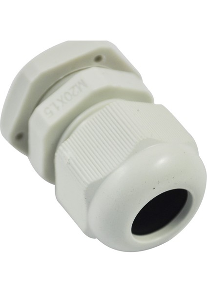 10 Adet Beyaz Plastik Su Geçirmez Kablo Rakorları M20 x 1.5 (Yurt Dışından) indirimleri