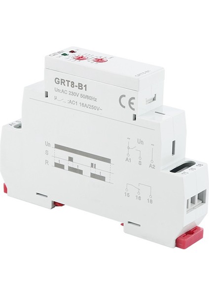 Geya Grt8-B1 Kapalı Gecikmeli Zaman Rölesi Zaman Rölesi Tip 16A, Grt8-B1 AC230V (Yurt Dışından)
