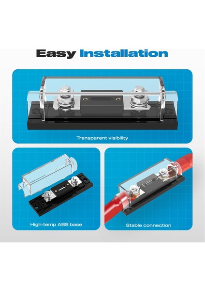 Anl Sigorta Tutucu, 0/2/4 Ölçü Awg Sıralı 300 Amper Sigorta Anl Sigorta Tutucu Arabalar Kamyonlar Tekneler Arabalar Tekneler Için 2 Paket (Yurt Dışından) modelleri