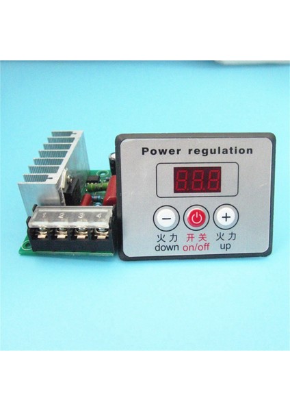 4000W Ac Scr Voltaj Regülatörü Dimmer Elektrik Motoru Hız Sıcaklık Kontrol Cihazı Su Isıtıcı Motorları Için Anahtarlı (Yurt Dışından)