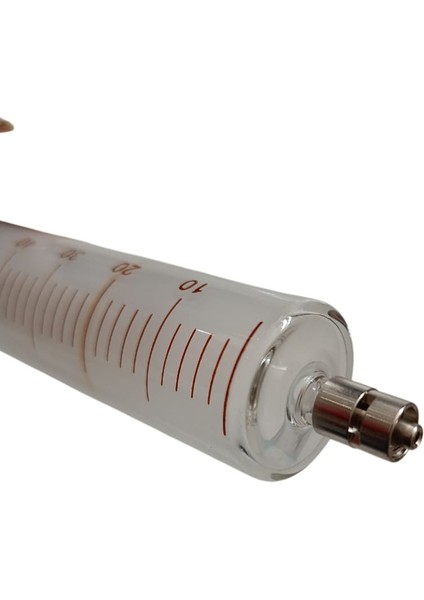 Cam Enjektör Luer Lock Uçlu Eternematik (Cam) Enjektör 50 Ml, Cam Enjektör 50ML