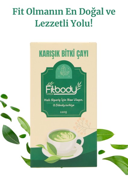 Doğal Karışımlı Detox Çay, Fit Görünüm İçin Bitkisel Çay