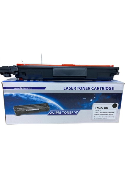 Brother TN-223 / TN-227 Bk Siyah Uyumlu Chipli Toner Brother TN-223 / TN-227 Bk Siyah Uyumlu Chipli Toner