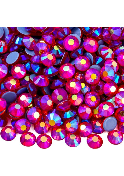 Premium Kalite Altı Düz Ütü Ile Yapışan (Hotfix) Kristal Taş SS20 (4.6-4.8mm) Siam Ab (10 Gross - 1440 Adet)