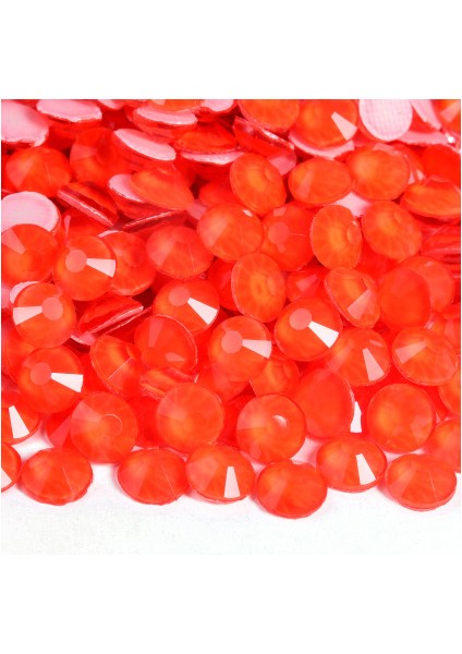 Premium Kalite Altı Düz Ütü Ile Yapışan (Hotfix) Kristal Taş SS20 (4.6-4.8mm) Hyacinth Neon (720 Adet)