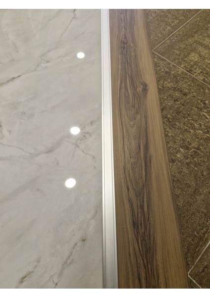Parke Eşik Çıtası Geçmeli Z Model Alüminyum Profil 90 Cm/3 Adet.