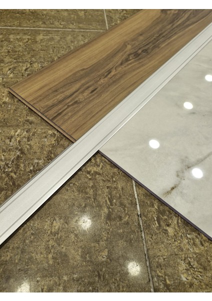 Parke Eşik Çıtası Geçmeli Z Model Alüminyum Profil 90 Cm/3 Adet.