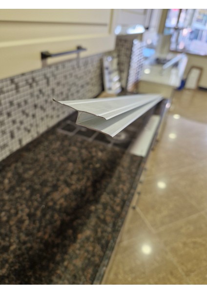 Parke Eşik Çıtası Geçmeli Z Model Alüminyum Profil 90 Cm/3 Adet.