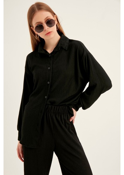 Kadın Siyah Örmee Ikili Takım fırsatları