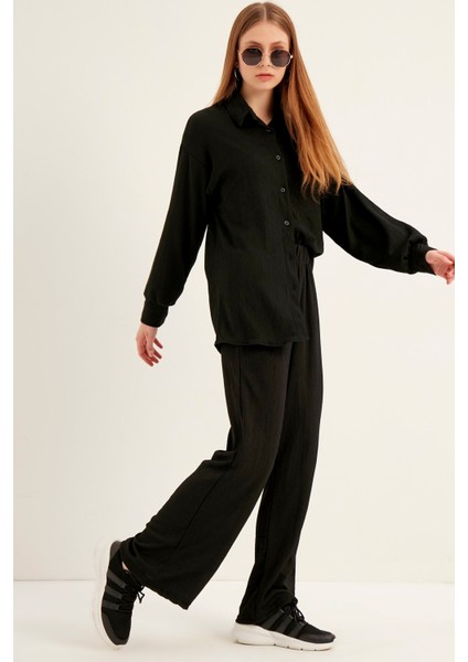 Kadın Siyah Örmee Ikili Takım indirimleri