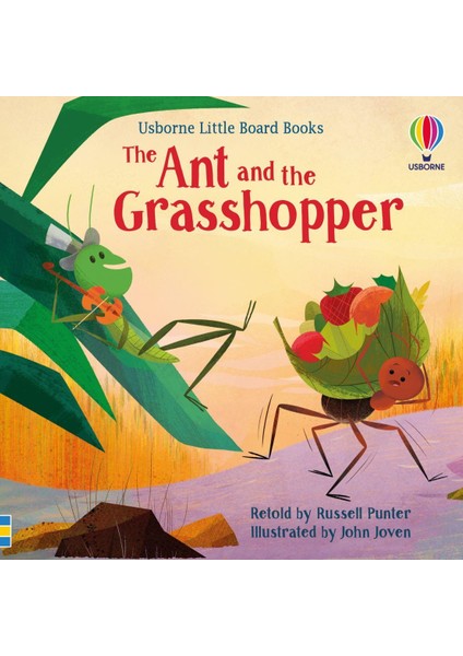 Little Board Books: The Ant And The Grasshopper