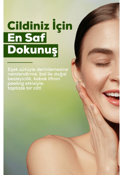 2'li Doğal Kabak Lifli Eşek Sütü ve Bal Sabunu 130G - Nemlendirici & Besleyici fırsatları
