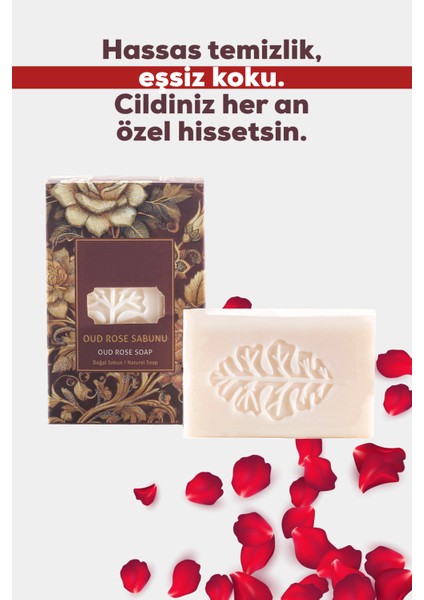Annelere Özel 4'lü Sabun Seti - Lavanta Duş & Masaj Sabunu, Oud Rose Sabun, Keçi Sütlü Sabun, Aloe Vera Özlü Kabak Lifli Sabun modelleri