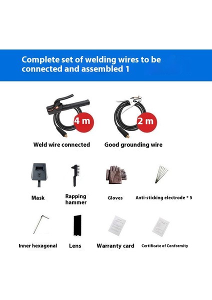 250 Kaynak Makinesi Aksesuarlara Bağlanır (Yurt Dışından)