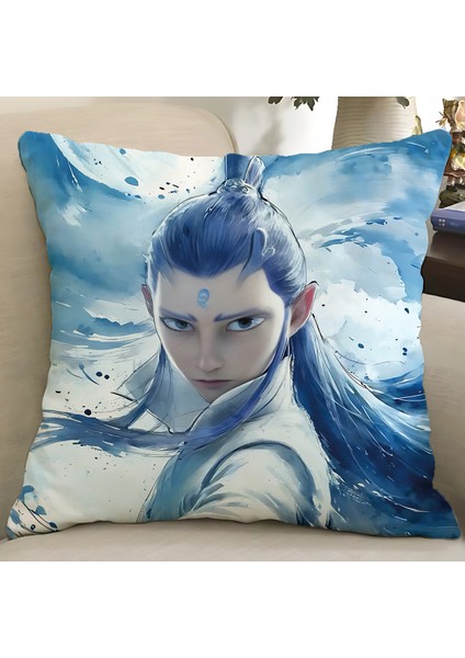 Nezha 2 Yastık Ao Oturma Odası Kanepe Yastık Yatak Odası Başucu Minderi (Yurt Dışından)