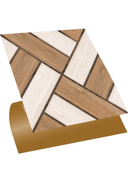 Kendinden Yapışkanlı Ahşap 013 Desenli Pvc Karo 30X30 cm (33 Adet) 3 M2