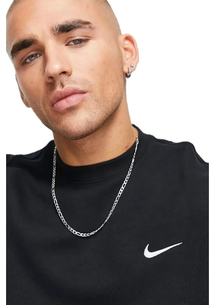 Solo Swoosh Fleece Erkek Siyah Spor Sweatshrit modelleri