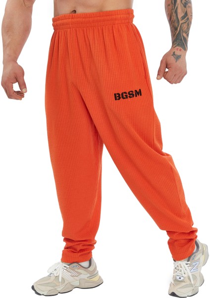 Erkek Loose Fit Eşofman Altı Nakışlı Spor Pantolon Bgsm PNT1415 fırsatları