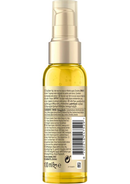 Yoğun Bakım Ürünü Argan Yağı 100 ml x 3 Adet