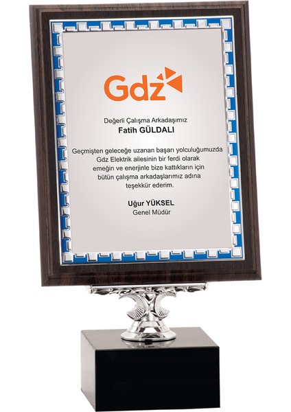 - Ahşap Plaketler - PL-050-M A - 18x24 cm