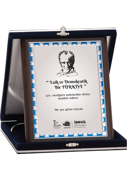 - Ahşap Plaketler - PL-049-M A - 18x24 cm