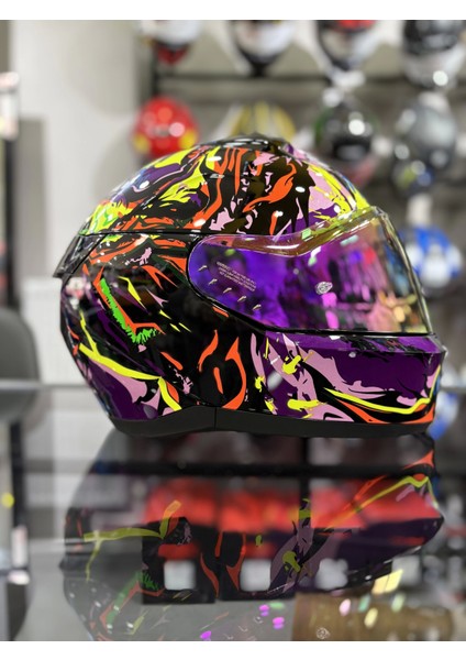 Rıdıll 2 Raging Beast Şeffaf Vizörlü Kapalı Kask