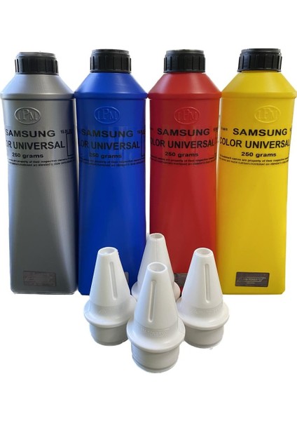Samsung Universal Renkli Toner Tozu Set 250GR Uyumlu Samsung Universal Renkli Toner Tozu Set 250GR Uyumlu