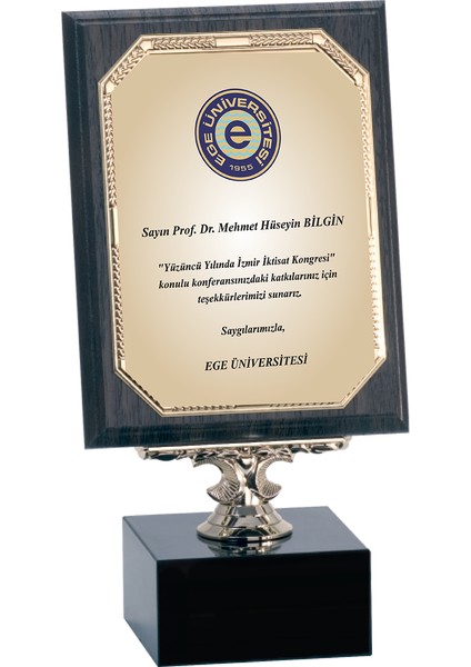- Ahşap Plaketler - PL-042-M B - 15x20 cm