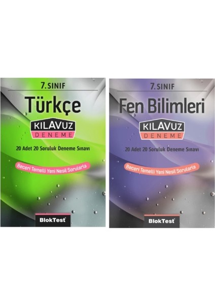 Tudem Yayınları 7.sınıf Türkçe - Fen Bilimleri 20 Soruluk 20 Li Deneme