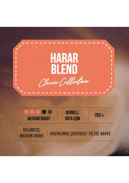 Harar Blend Filtre Kahve 250 Gr.