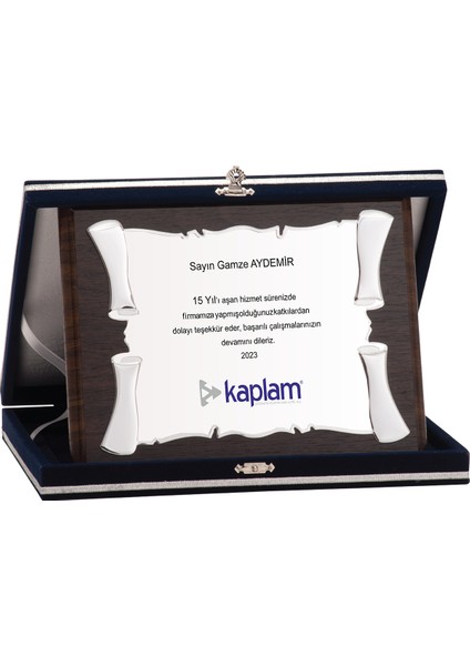 - Ahşap Plaketler - PL-039-M A - 18x24 cm