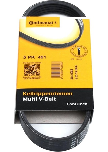 Vw Golf 5 1.4 Tsı Vantilatör Kayışı Continental