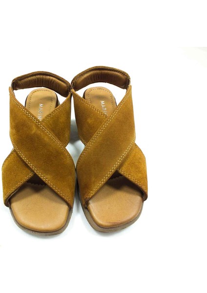 Deri Sandalet Bej-Nubuk 86 706 fırsatları