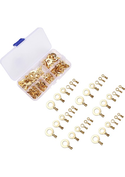 150 Adet M3/M4/M5/M6/M8/M10 Halka Pabuçlar Halka Gözler Bakır Sıkma Terminalleri Kablo Dıy Çeşitliliği Kiti (Yurt Dışından) fırsatları