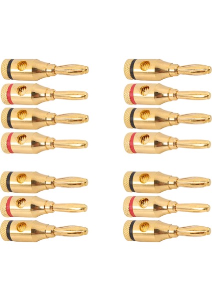 Çift, Hoparlör Kablosu Için Açık Vidalı Banana Fişler (Yurt Dışından)