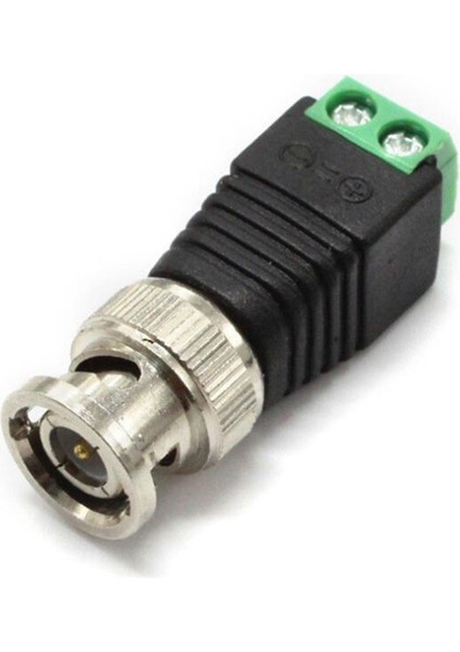 10 Adet Erkek Metal Bnc Konektörü Dc Konnektör Fişi Vidalı Terminal Utp Video Balun Cctv Gözetleme Kamerası Için (Yurt Dışından)