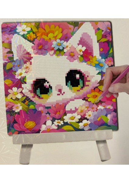 Dıy 5d Elmas Taş Işleme Kiti Tablo 20X20 Kedi fiyatları