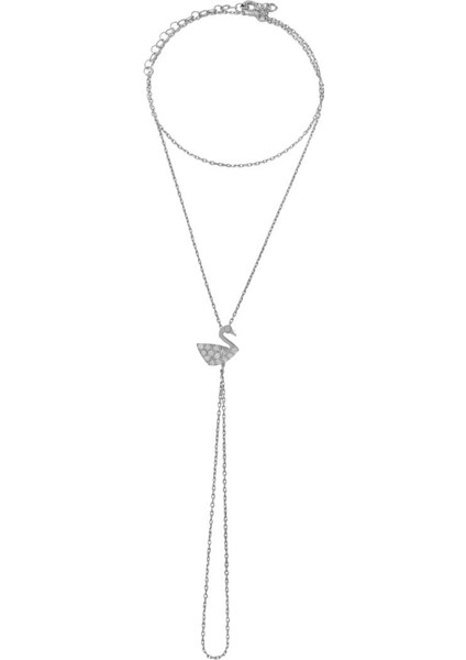 925 Ayar Gümüş Minimal Kuğu Şahmeran