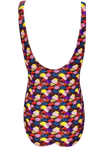 Örgü Desenli Kuşgözü Detaylı Kız Çocuk Mayo By Nessi Byrd modelleri