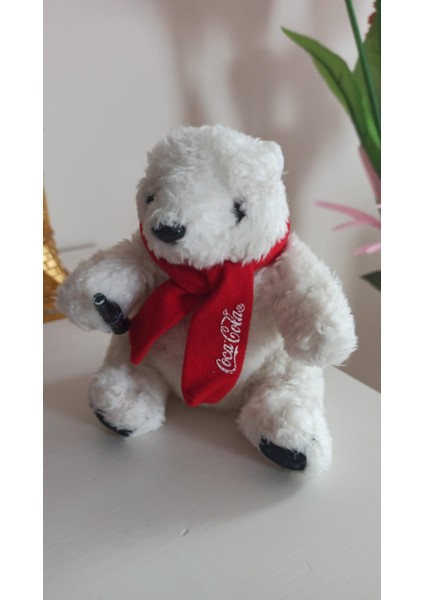 Vintage Coca Cola Peluş Ayıcık 14 cm