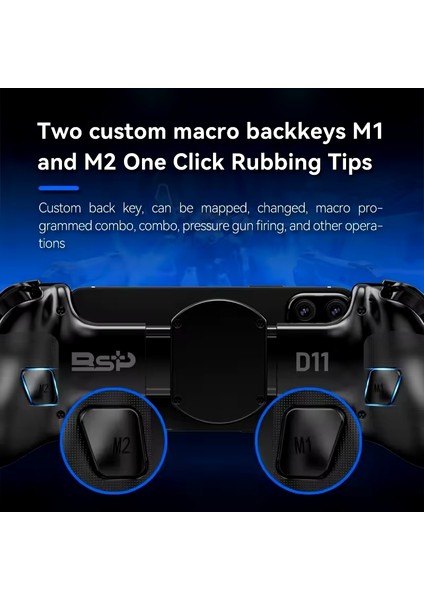 Bsp D11 Kablosuz Oyun Denetleyicisi Android/apple Ios Tablet Için Ps3/ps4 Gamepad Akışı