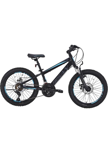 Cooper Çocuk Bisikleti 30 cm Hd 24 Jant 21 Vites Mat Siyah Mavi
