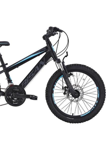 Cooper Çocuk Bisikleti 30 cm Hd 24 Jant 21 Vites Mat Siyah Mavi