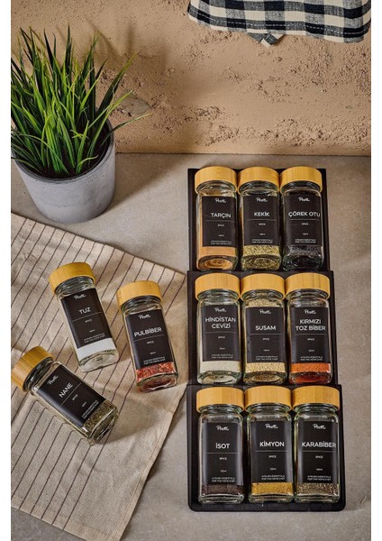 Raul Bamboo 12'li Baharatlık 120 ml fırsatları