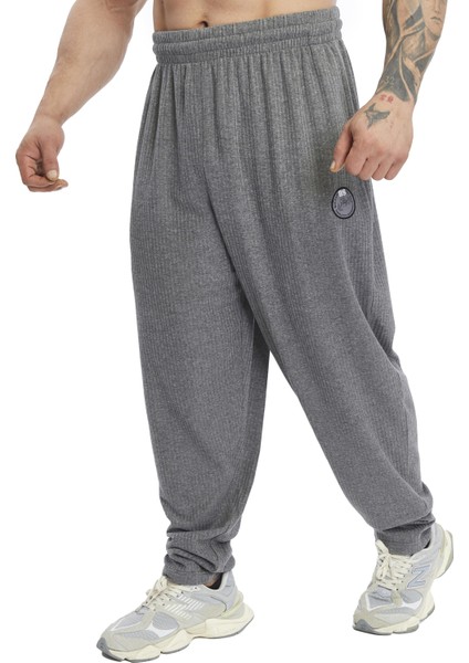 Erkek Loose Fit Pamuklu Mevsimlik Eşofman Altı Big Sam PNT1412