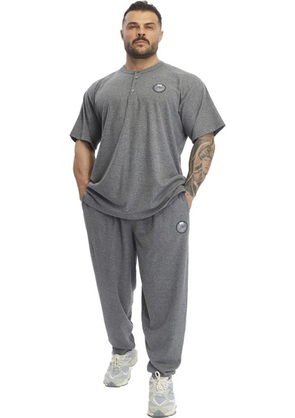 Erkek Loose Fit Pamuklu Mevsimlik Eşofman Altı Big Sam PNT1412 modelleri