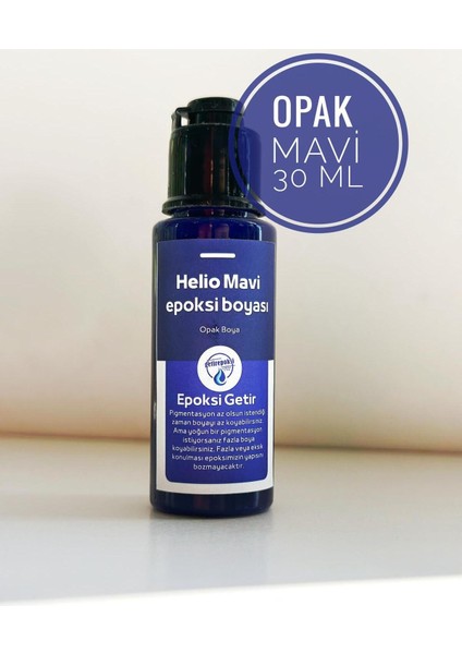 Epoksi Boyası Opak Mavi 30 ml